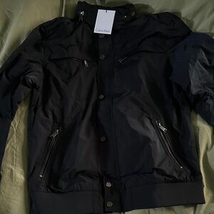 Calvin Klein Men's Black Windbreaker